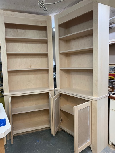 shop work building cabinets